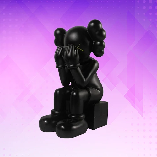 Face - Palming Sitting Figurine